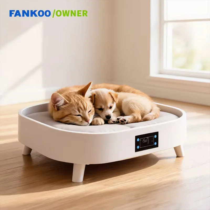 Cama elétrica para animais de estimação com resfriamento