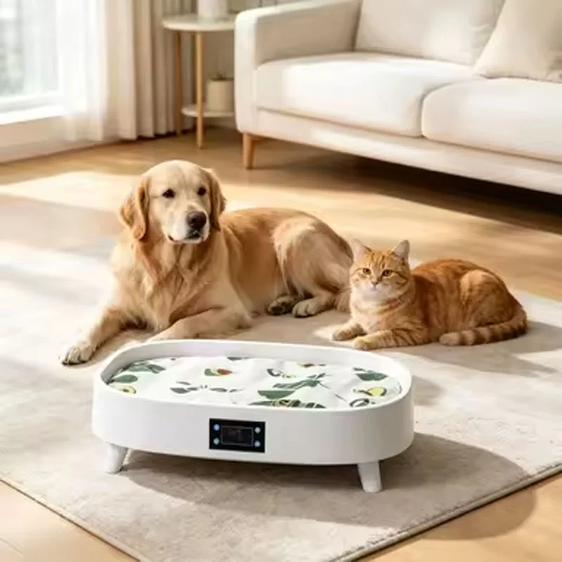 Cama para animais de estimação com aquecimento elétrico
