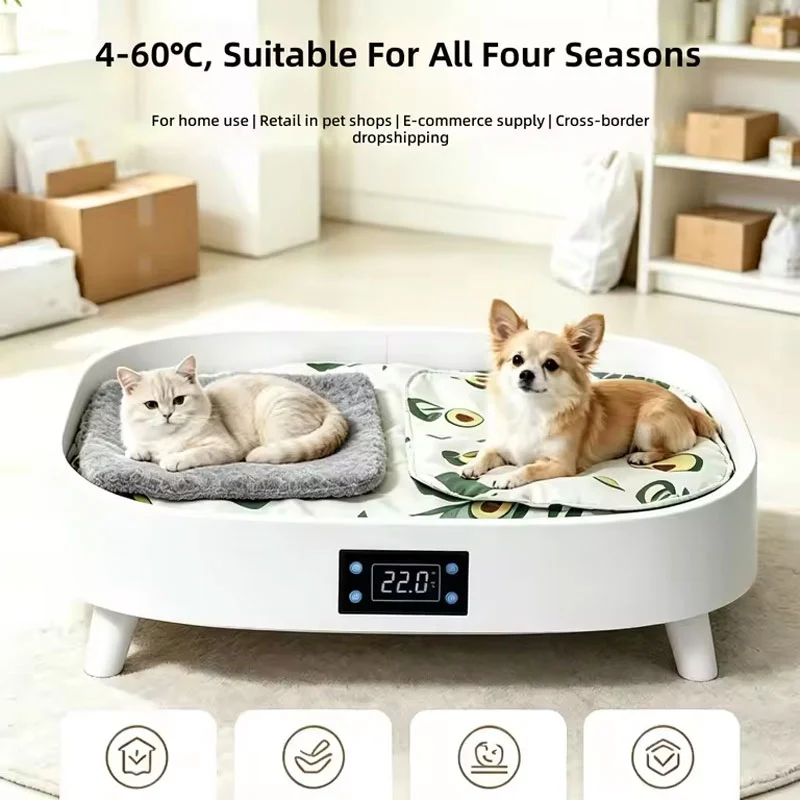 Cama de gato aquecida